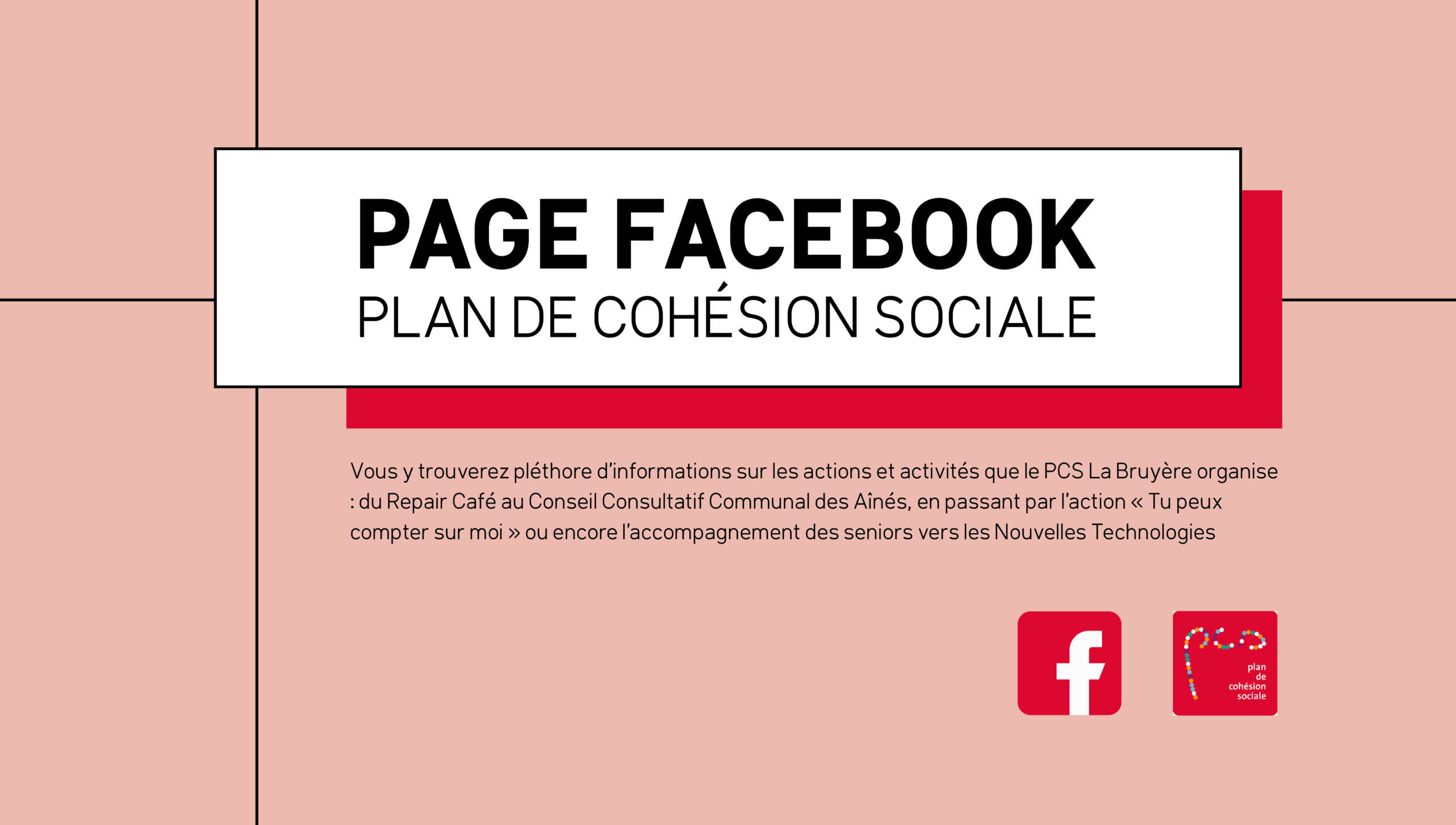 Le Plan de Cohésion Sociale de La Bruyère dispose désormais de sa page Facebook !