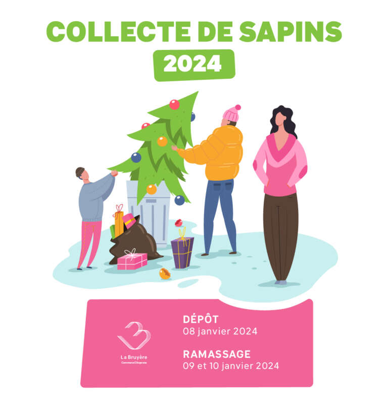 Collecte des sapins de Noël