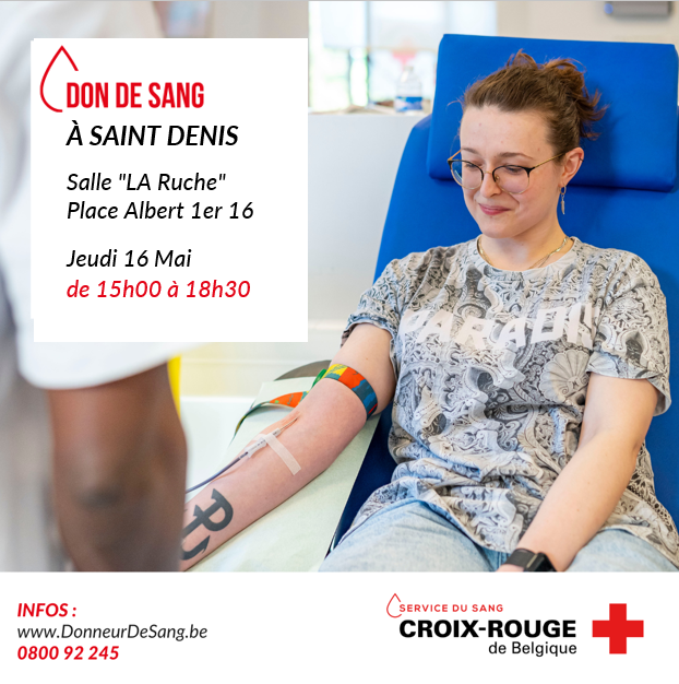 Collecte de sang à Saint-Denis
