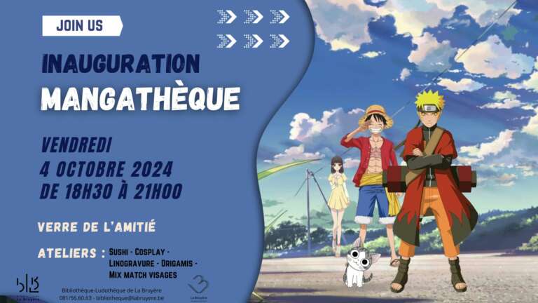 Inauguration de la mangathèque de La Bruyère