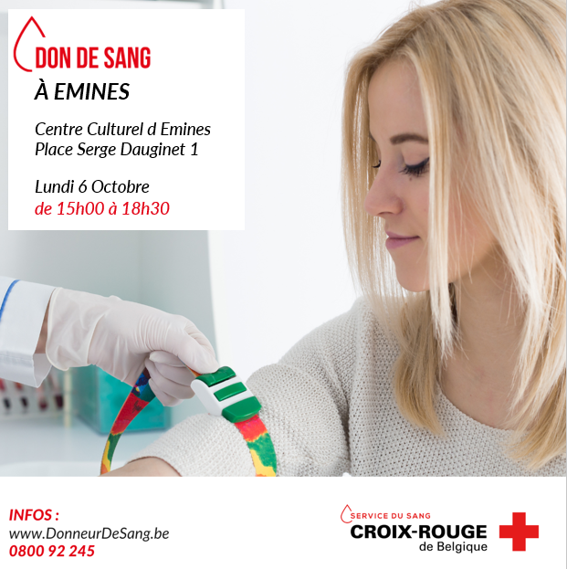 Collecte de sang à Emines