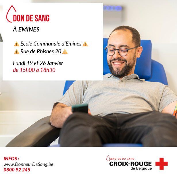Collectes de sang à Emines