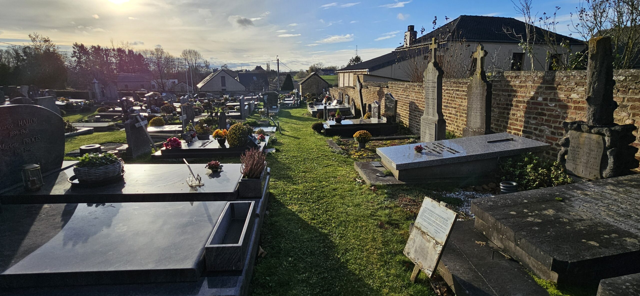 Fermeture temporaire du cimetière de Bovesse