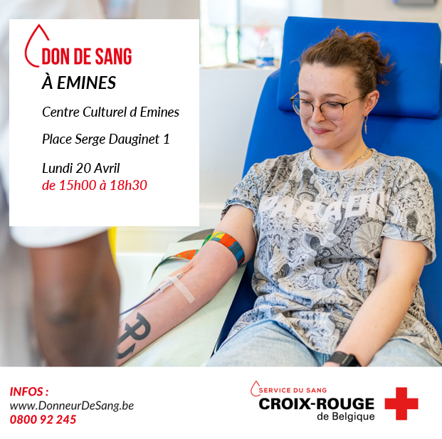 Collecte de sang à Emines