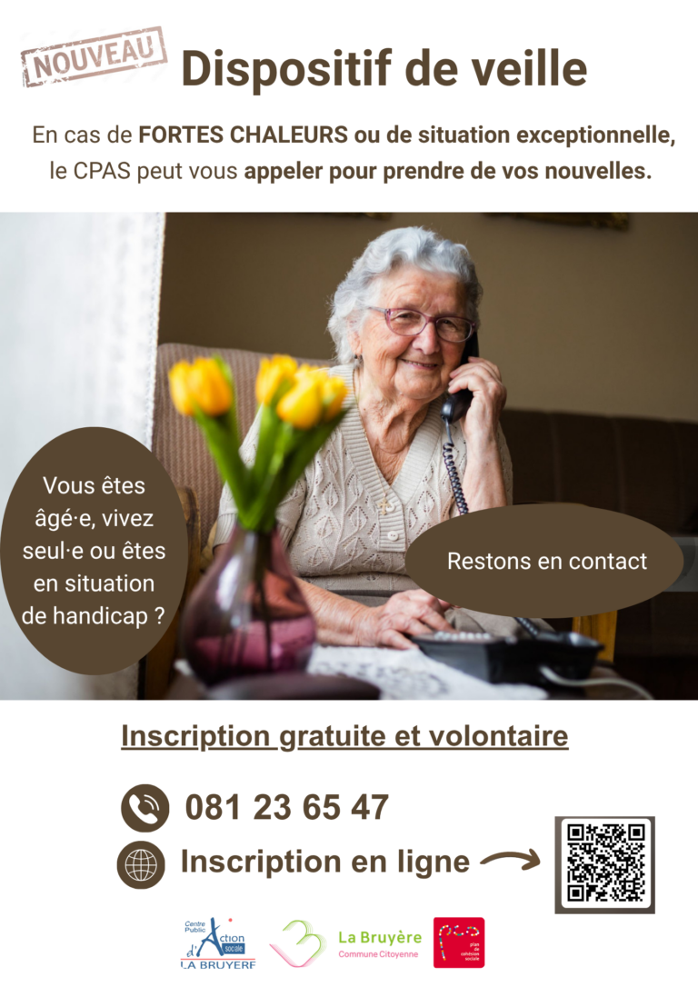 NOUVEAU : fortes chaleurs – dispositif communal de veille pour les personnes âgées et/ou isolées