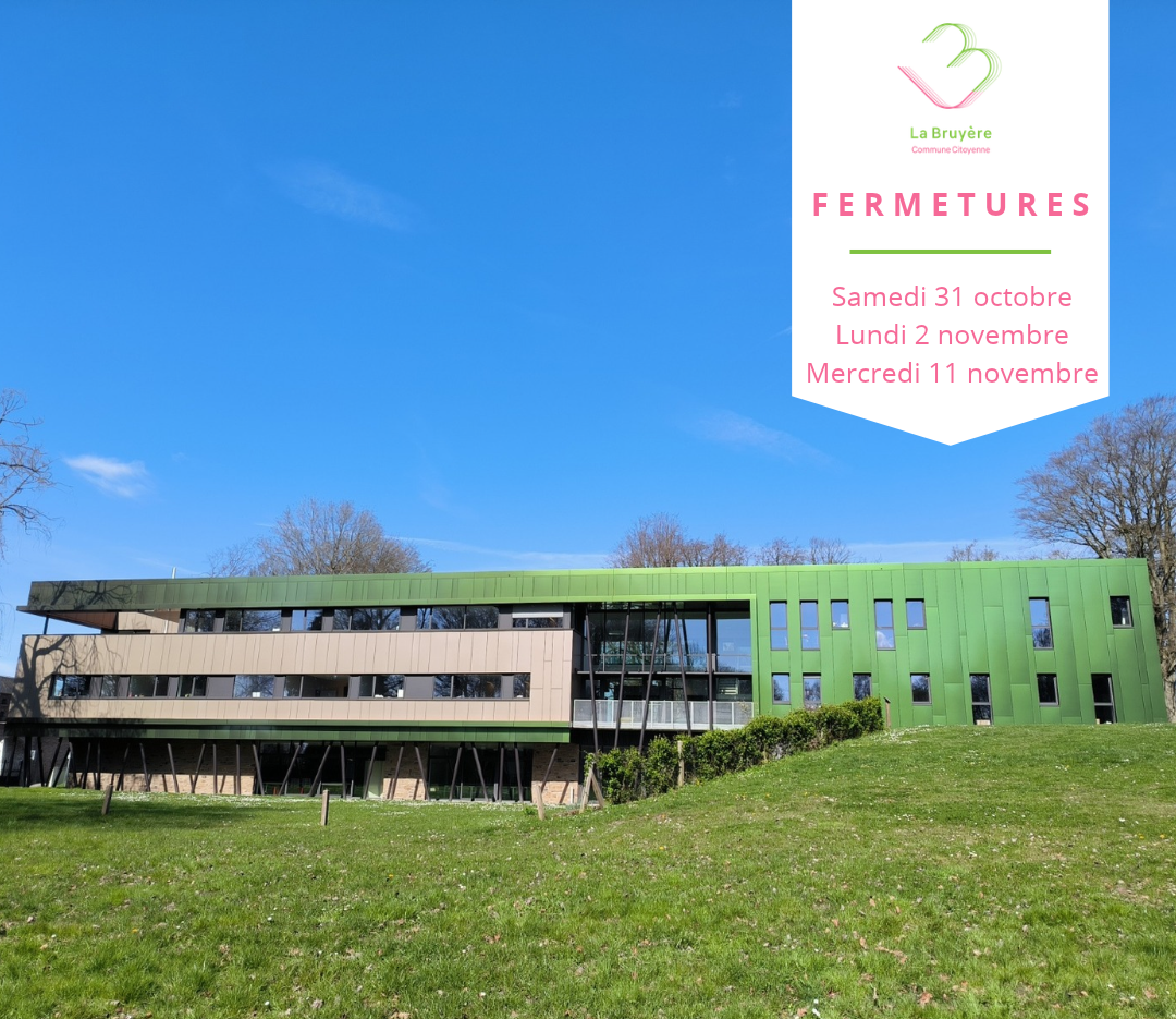 Prochaines fermetures de l&rsquo;Administration communale